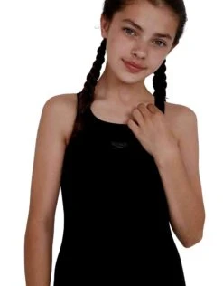 Speedo Girls Endurance Plus Medalist - Black -Swimming Equipment Store GirlsEndurancePlusMedalist Black 1