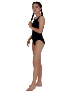 Speedo Girls Endurance Plus Medalist - Black -Swimming Equipment Store GirlsEndurancePlusMedalist Black 6