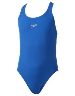 Speedo Girls Endurance Plus Medalist - Neon Blue -Swimming Equipment Store GirlsEndurancePlusMedalist NeonBlue 1