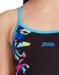 Zoggs Girls Neon Cracker Sprintback Swimsuit -Swimming Equipment Store GirlsNeonCrackerSprintbackSwimsuit 3