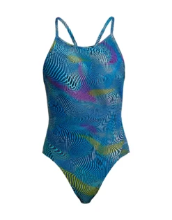 FUNKITA Girls Wires Crossed Diamond Back Swimsuit -Swimming Equipment Store GirlsWiresCrossedDiamondBackSwimsuit 5