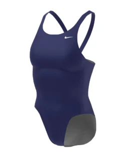 Nike Hydrastrong Solid Fastback Swimsuit - Midnight Navy -Swimming Equipment Store HydrastrongFastbackSwimsuit Blue
