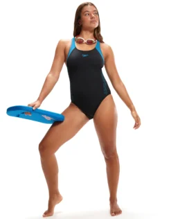 Speedo Hyperboom Flyback Swimsuit - Black/Blue -Swimming Equipment Store HyperboomFlyback BlackBlue 8