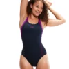 Speedo Hyperboom Splice Flyback - Navy/Lilac