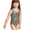 Zoggs Tots Girls Jungle Scoopback
