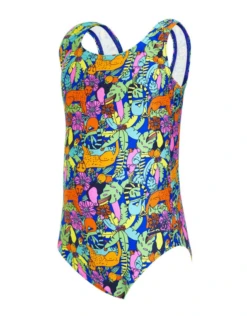 Zoggs Tots Girls Jungle Scoopback -Swimming Equipment Store JungleScoopback RGB