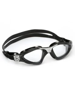 AQUA SPHERE Kayenne Goggles - Clear Lens -Swimming Equipment Store KAYENNECLEARBLACKSILVER 1