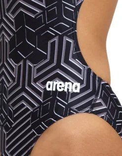 Arena Kikko Pro Challenge Back Swimsuit - Black/White -Swimming Equipment Store KikkoProChallengeBackSwimsuit BlackWhite 3