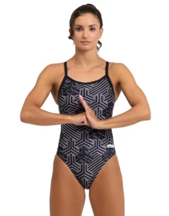 Arena Kikko Pro Challenge Back Swimsuit - Black/White