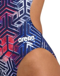 Arena Kikko Pro Challenge Back Swimsuit - Red/White/Blue -Swimming Equipment Store KikkoProChallengeBackSwimsuit RedWhiteBlue 3