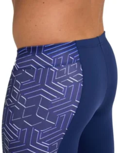 Arena Kikko Pro Swim Jammer - Navy/Multi -Swimming Equipment Store KikkoProSwimJammer NavyMulti 15