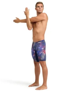 Arena Kikko Pro Swim Jammer - Red/White/Blue -Swimming Equipment Store KikkoProSwimJammer RedWhiteBlue 7
