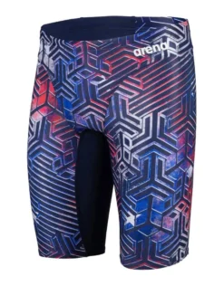 Arena Kikko Pro Swim Jammer - Red/White/Blue -Swimming Equipment Store KikkoProSwimJammer RedWhiteBlue 8