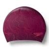 Speedo Long Hair Printed Swim Cap - Purple/Pink