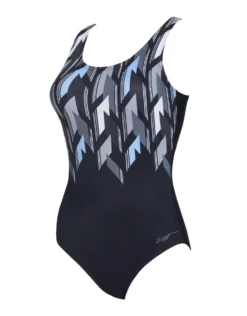 Zoggs Metropolis Print Adjustable Scoopback Swimsuit -Swimming Equipment Store Metropoliszoggsadjustablescoopback 3