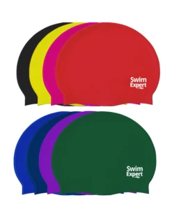 SwimExpert Adult Unisex Silicone Swim Cap