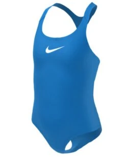 Nike Girls Essential Solid Racerback Swimsuit - Photo Blue -Swimming Equipment Store Nike Girls Essential Solid Racerback Swimsuit Photo Blue 3