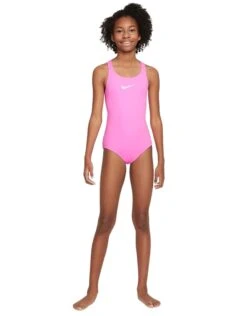 Nike Girls Racerback Swimsuit - Pink -Swimming Equipment Store Nike Girls NESSB711 Pink Spell Model