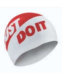 Nike Just Do It Silicone Swim Cap -Swimming Equipment Store Nike Just Do It Cap 3