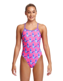FUNKITA Girls Pine Time Single Strap Swimsuit -Swimming Equipment Store PineTime 2