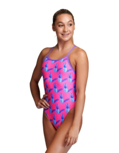 FUNKITA Girls Pine Time Single Strap Swimsuit