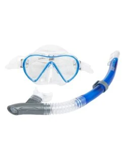 Zoggs Reef Explorer Snorkel Set - Clear / Blue -Swimming Equipment Store ReefExplorerSnorkleSet 1