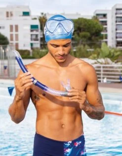 Zoggs Reef Explorer Snorkel Set - Clear / Blue -Swimming Equipment Store ReefExplorerSnorkleSet 5