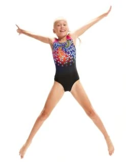 Speedo Girls Digital Placement Splashback - Black/Pink -Swimming Equipment Store SP 800262514738 3