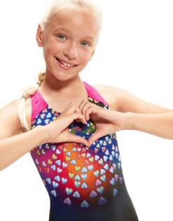 Speedo Girls Digital Placement Splashback - Black/Pink -Swimming Equipment Store SP 800262514738 4