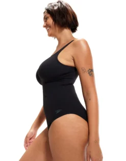 Speedo Shaping AquaNite Swimsuit - Black -Swimming Equipment Store ShapingAquaNiteSwimsuit Black 4