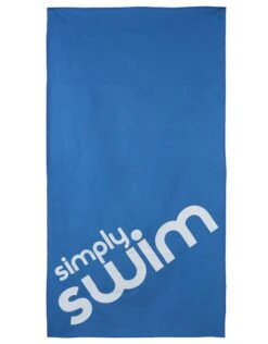 Large Microfibre Towel - Blue -Swimming Equipment Store SimplySwimLargeMicrofibreTowel 2