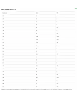 BeCo Ladies Pool Shoe - Navy -Swimming Equipment Store SizeGuide