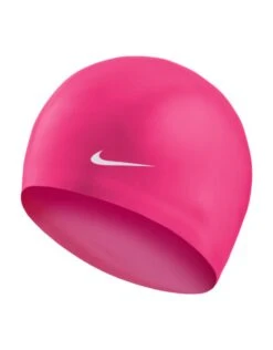 Nike Solid Silicone Adult Cap -Swimming Equipment Store SolidSiliconeAdultCapPrimePink