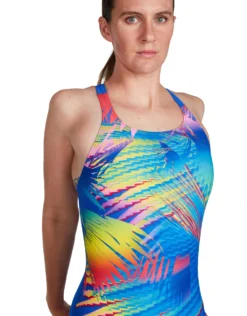Speedo Digital Placement Medalist Swimsuit - Blue/Pink -Swimming Equipment Store Speedo Digital Placement Medalist Blue Pink 6