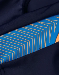 Speedo Dive Thinstrap Muscleback Swimsuit - Blue/Orange -Swimming Equipment Store Speedo DiveThinstrapMusclebackSwimsuit BlueOrange 3