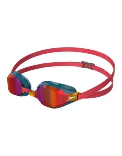 Speedo Fastskin Speedsocket 2 Mirror Goggle -Swimming Equipment Store Speedo Fastskin Speedsocket Goggle Red Green