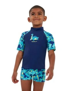 Speedo Tots Boys Printed Sun Protection Set - Blue -Swimming Equipment Store Speedo Printed Sun Protection Set Blue 5