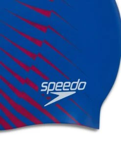 Speedo Reversible Moulded Silicone Swim Cap - Magenta/Blue -Swimming Equipment Store Speedo Reversible Moulded Silicone Cap Magenta Blue 1