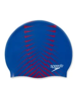 Speedo Reversible Moulded Silicone Swim Cap - Magenta/Blue -Swimming Equipment Store Speedo Reversible Moulded Silicone Cap Magenta Blue 5