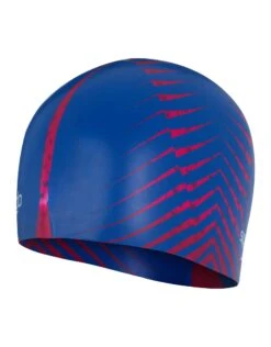 Speedo Reversible Moulded Silicone Swim Cap - Magenta/Blue -Swimming Equipment Store Speedo Reversible Moulded Silicone Cap Magenta Blue 6