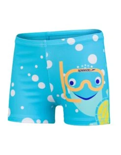 Speedo Tots Boys Tommy Turtle Placement Aquashorts - Aqua Blue -Swimming Equipment Store Speedo Tommy Turtle Placement Aquashorts 6