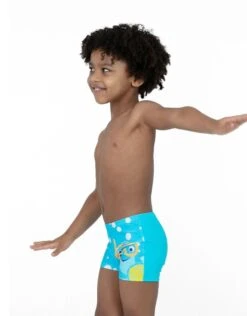 Speedo Tots Boys Tommy Turtle Placement Aquashorts - Aqua Blue -Swimming Equipment Store Speedo Tommy Turtle Placement Aquashorts 7