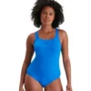 Speedo ECO Endurance Plus Medalist Swimsuit - Bondi Blue