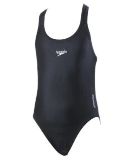 Speedo Girls Endurance Plus Medalist - Black -Swimming Equipment Store SpeedoGirlsEnduranceMedalistBlack 1
