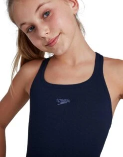 Speedo Girls Endurance Plus Medalist - Navy -Swimming Equipment Store SpeedoGirlsEndurancePlusMedalist Navy