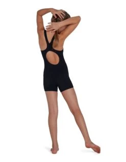 Speedo Girls Essential Endurance Plus Legsuit - Black -Swimming Equipment Store SpeedoGirlsEssentialEndurancePlusLegsuit Black