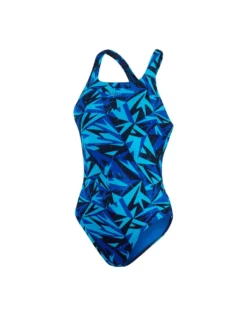 Speedo Hyperboom Allover Medalist Swimsuit - Blue -Swimming Equipment Store SpeedoHyperboomAlloverMedalistSwimsuit 5