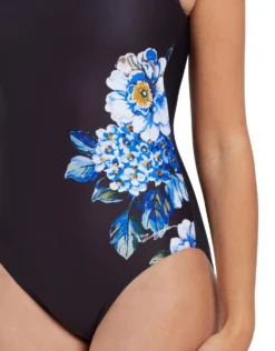 Zoggs Spring Blossom Hi Front Swimsuit -Swimming Equipment Store SpringBlossomHiFront 5
