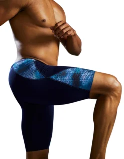 TYR StarHex Durafast Elite Blade Swim Jammer - Blue Ice -Swimming Equipment Store StarHexDurafastEliteBladeJammer BlueIce 10