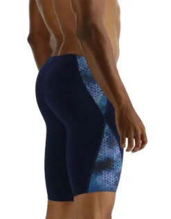 TYR StarHex Durafast Elite Blade Swim Jammer - Blue Ice -Swimming Equipment Store StarHexDurafastEliteBladeJammer BlueIce 3